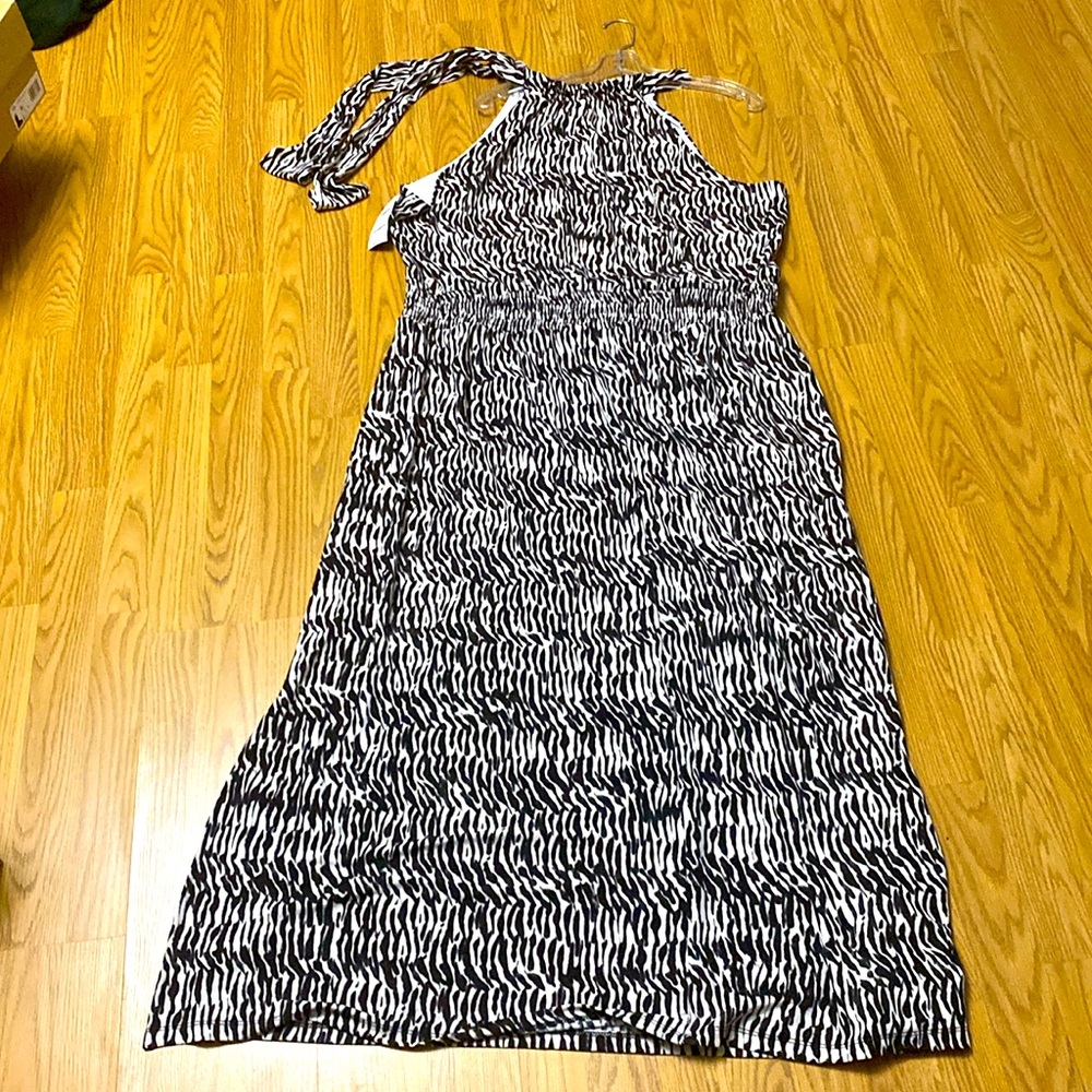 INC black/White maxi dress size 3x tank top style maxi dress